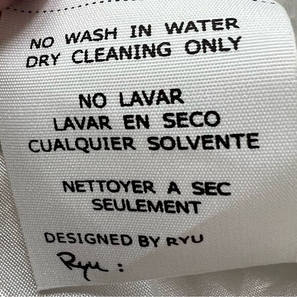 RYU Anthropologie Tulle Fit and Flare Floral Dress Mesh Polka Dot Overlay NWT - Picture 13 of 13